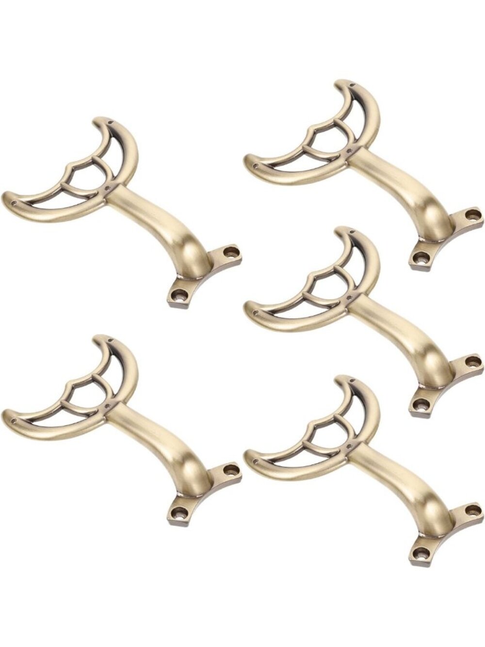 5 Pcs Ceiling Fan Blade Replacement Arms & Brackets, Zinc Alloy Repair Kit